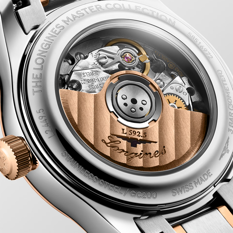 Master Collection 30mm Diamond Set Two-Tone Automatic Bracelet Watch