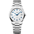 Master Collection 34mm Silver Dial Steel Bracelet Automatic Watch