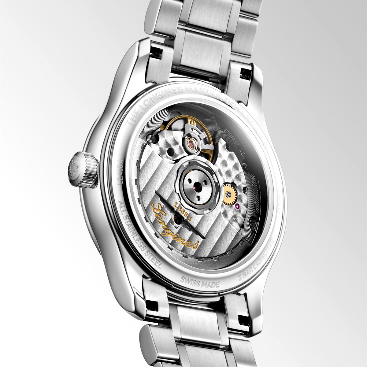 Master Collection 34mm Mother of Pearl Diamond Set Automatic Watch
