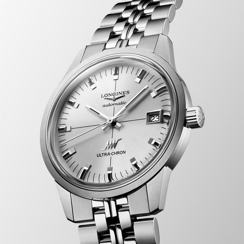 Longines Ultra-Chron Classic 37mm Men's Bracelet Watch - Berry's Jewellers