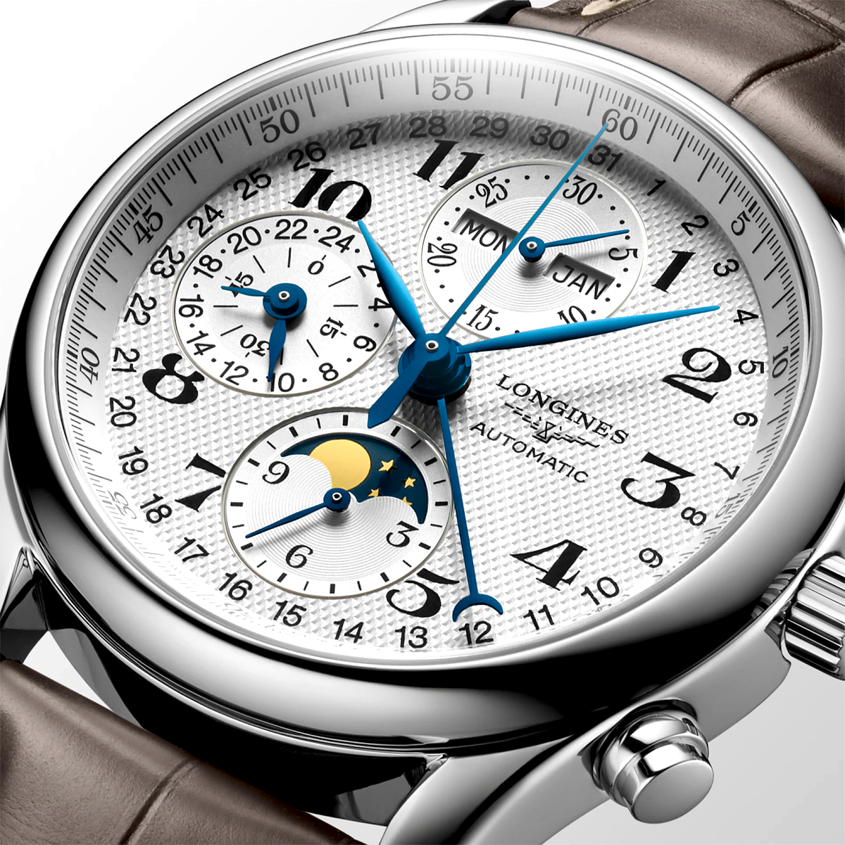Master Collection Chrono Moonphase 40mm Automatic Watch