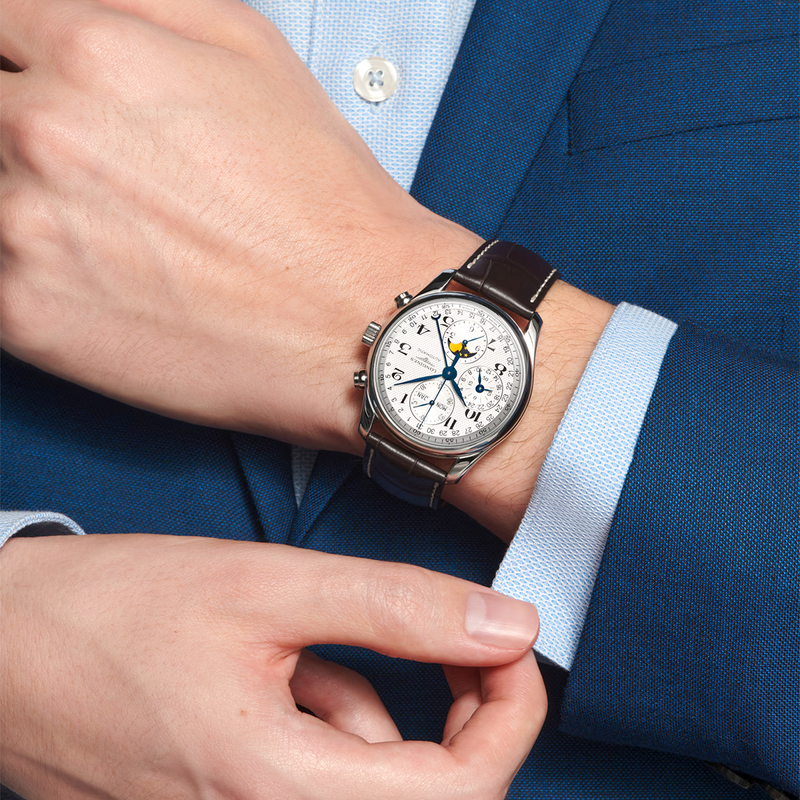 Master Collection Chrono Moonphase 40mm Automatic Watch