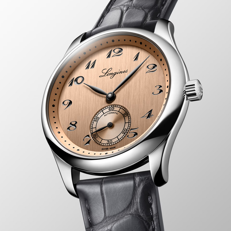 Master Collection 38.5mm Salmon Dial Automatic Watch