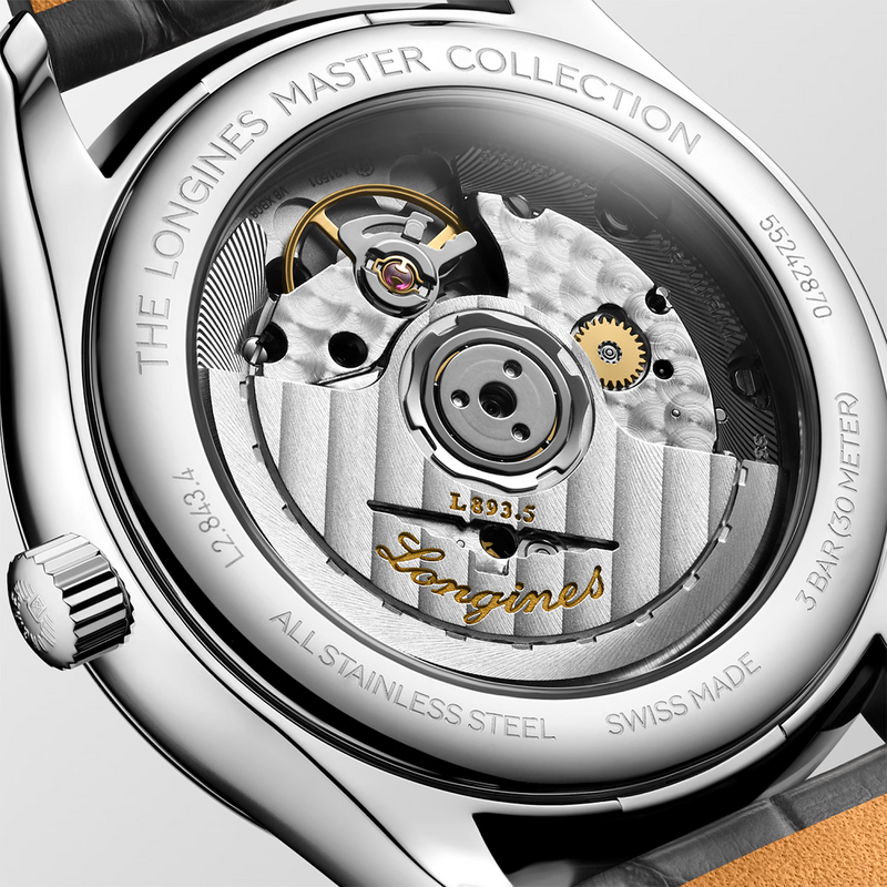 Master Collection 38.5mm Salmon Dial Automatic Watch