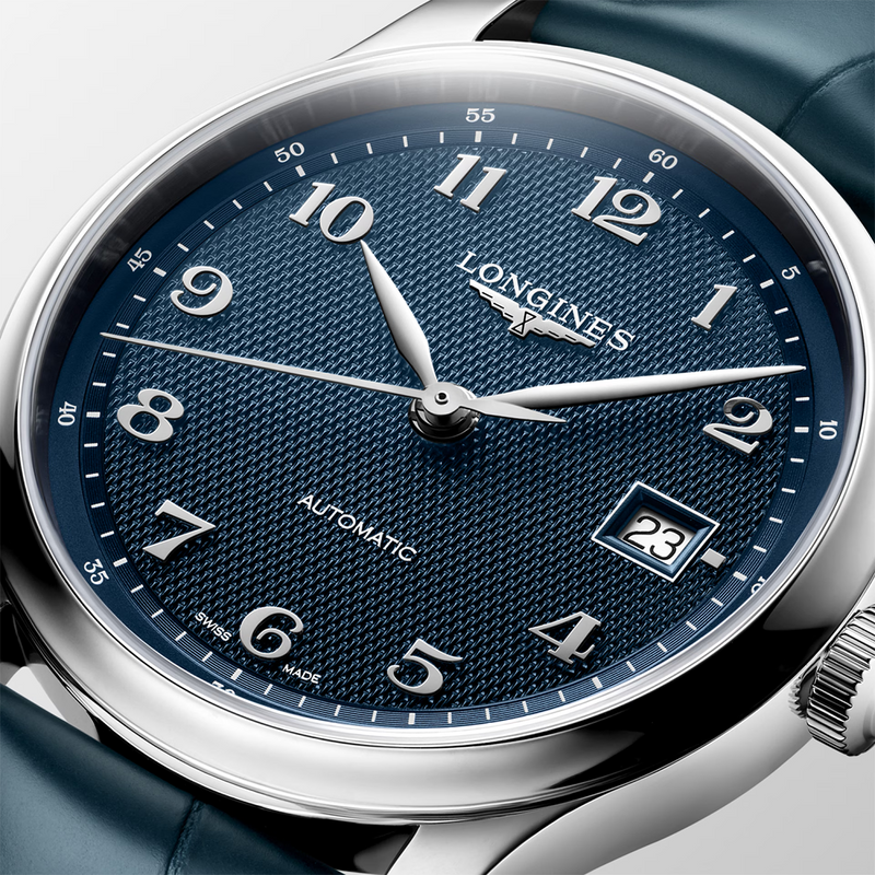 Master Collection 39mm Blue Dial Blue Strap Automatic Watch