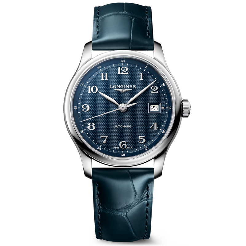 Master Collection 39mm Blue Dial Blue Strap Automatic Watch