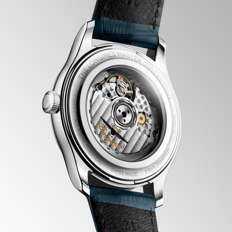 Master Collection 41mm Silver Dial Automatic Strap Watch