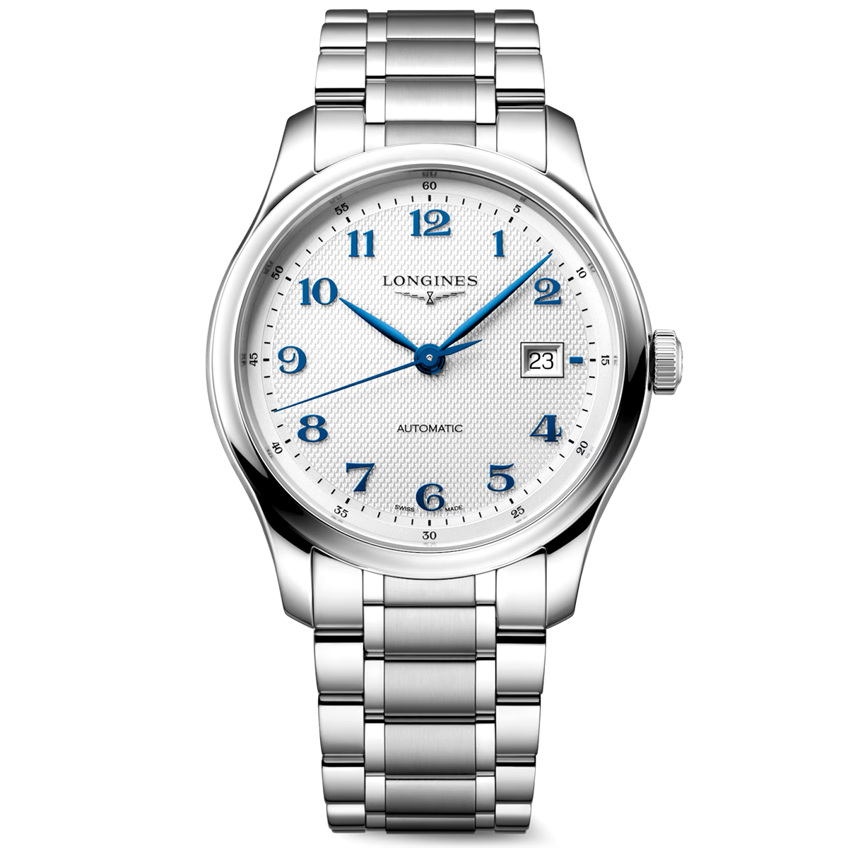 Master Collection 41mm Silver Dial Automatic Bracelet Watch