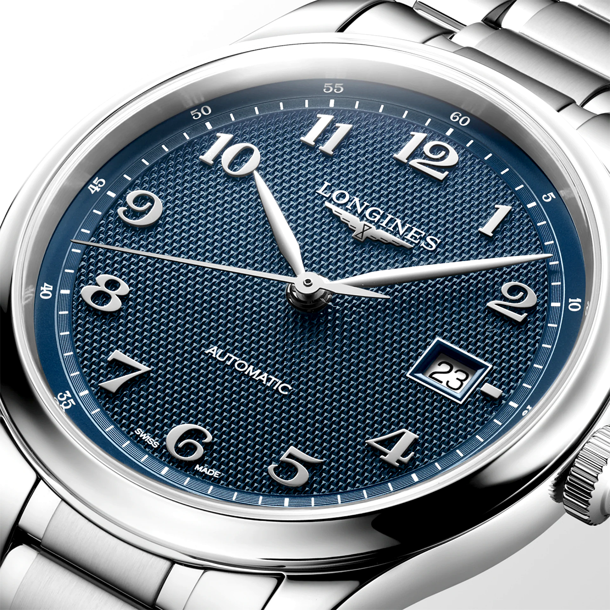 Master Collection 41mm Blue Dial Automatic Bracelet Watch