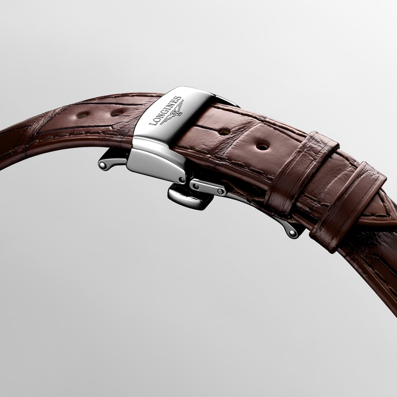 Master Collection Monopusher 41mm Manual Wind Strap Watch