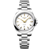 Conquest 30mm White & Gold Dial Ladies Bracelet Watch