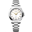Conquest 30mm White & Gold Dial Ladies Bracelet Watch