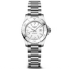 HydroConquest 30mm White Dial Steel Bracelet Ladies Watch