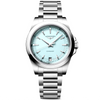 Conquest 34mm Mint Blue Dial Steel Bracelet Watch