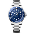 HydroConquest 42mm Blue Dial Steel Bracelet Mens Watch