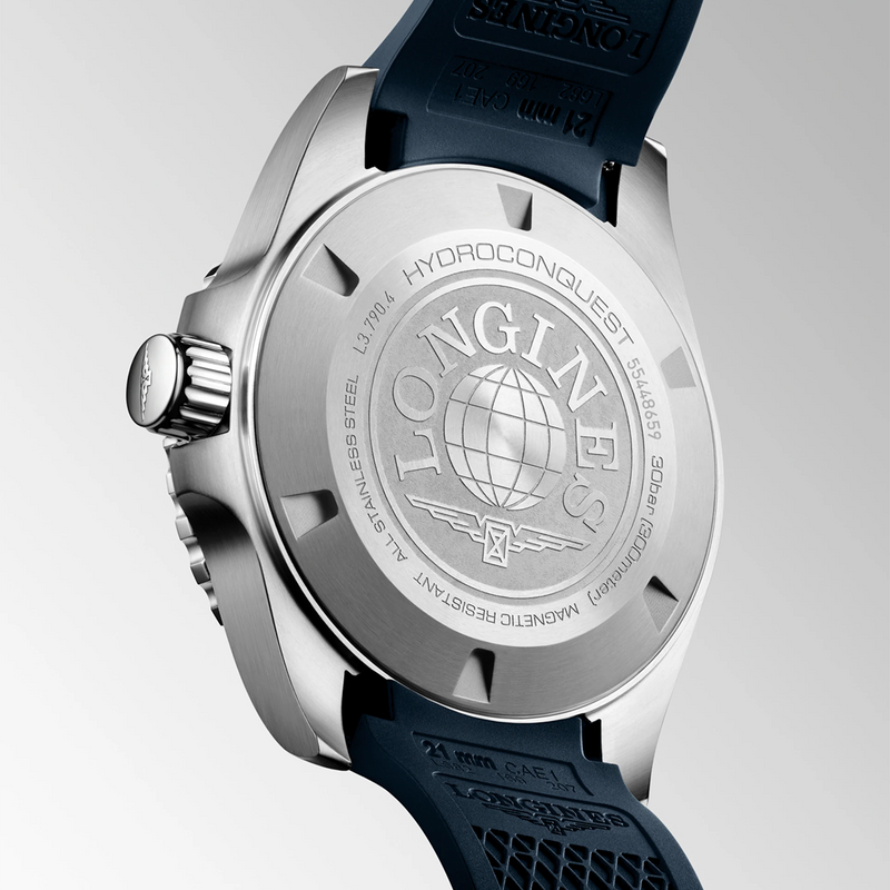 HydroConquest GMT 41mm Blue Dial Automatic Strap Watch