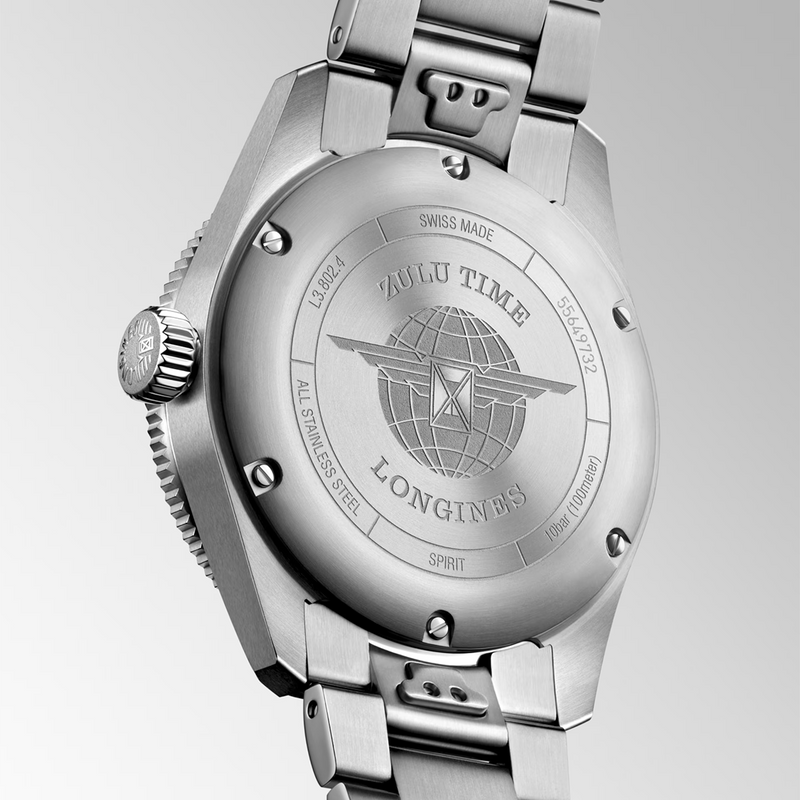 Spirit Zulu Time 39mm Blue Dial Automatic Bracelet Watch