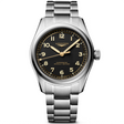 Spirit Pilot 39mm Black Dial Automatic Bracelet Watch