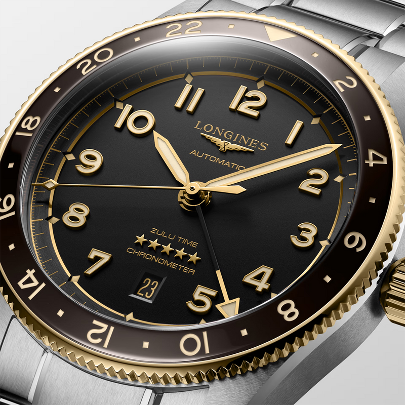 Spirit Zulu Time 42mm Anthracite Dial & Bezel Bracelet Watch