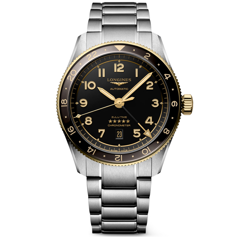 Spirit Zulu Time 42mm Anthracite Dial & Bezel Bracelet Watch