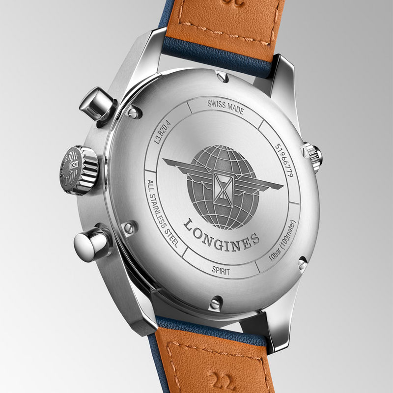 Spirit Chronograph 42mm Blue Dial Automatic Strap Watch