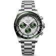 Longines Conquest Chronograph 42mm Green Dial Bracelet Automatic Watch - Berry's Jewellers