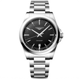 Conquest 41mm Black Dial Steel Bracelet Watch