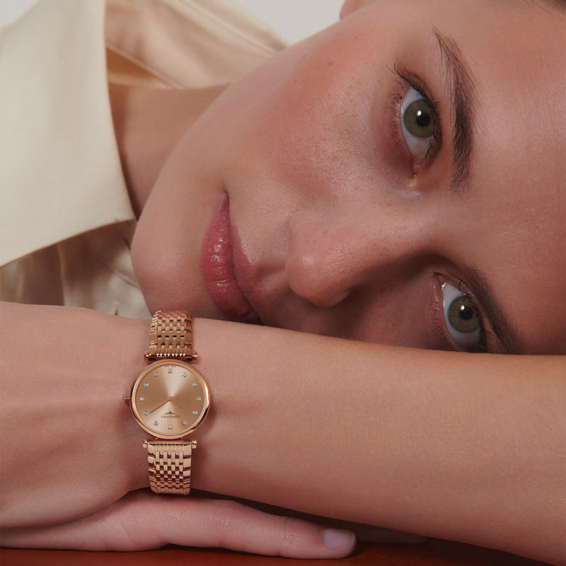 Longines La Grande Classique 24mm Rose Gold PVD Bracelet Watch - Berry's Jewellers