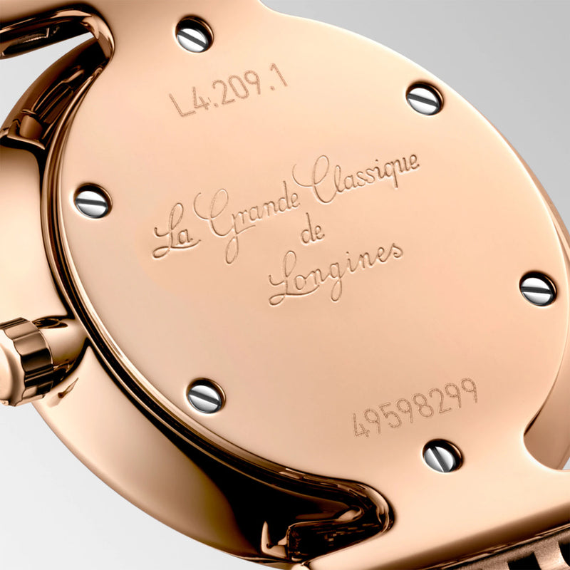 Longines La Grande Classique 24mm Rose Gold PVD Bracelet Watch - Berry's Jewellers