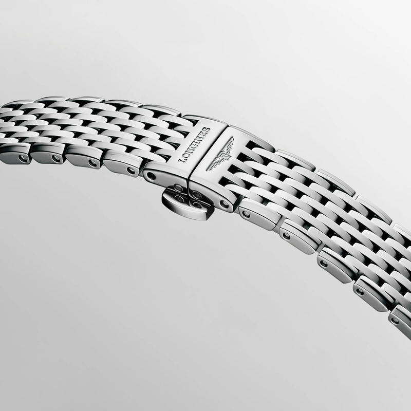 La Grande Classique 24mm White Dial Steel Bracelet Ladies Watch