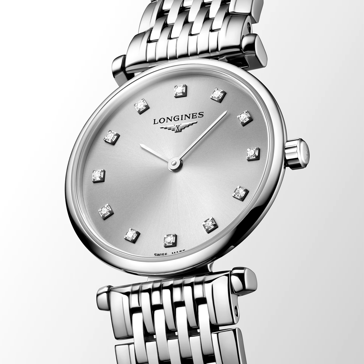 La Grande Classique 24mm Silver Diamond Dial Bracelet Watch