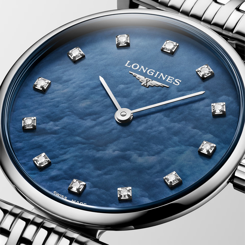 La Grande Classique 24mm Blue Mother of Pearl Diamond Set Watch
