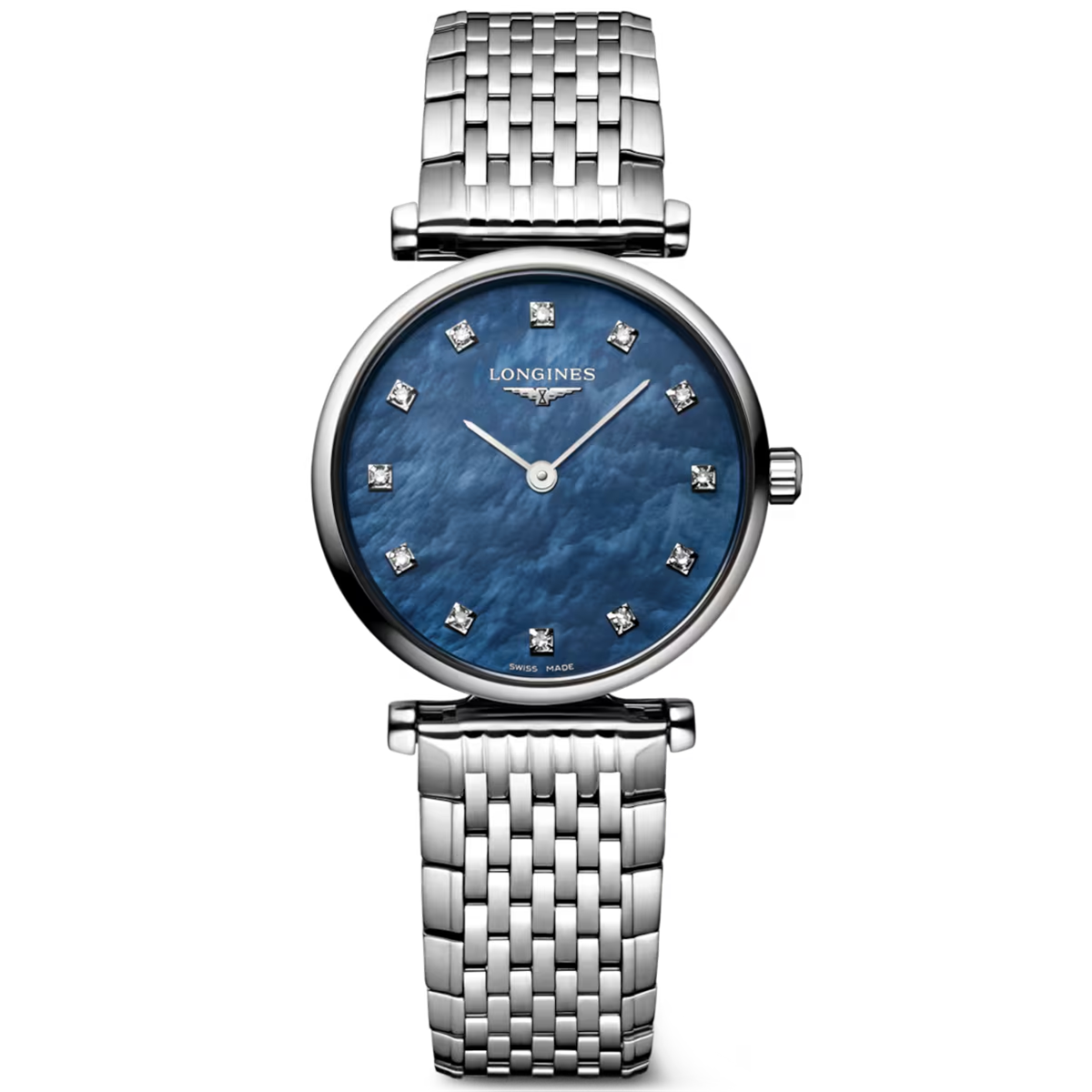 La Grande Classique 24mm Blue Mother of Pearl Diamond Set Watch