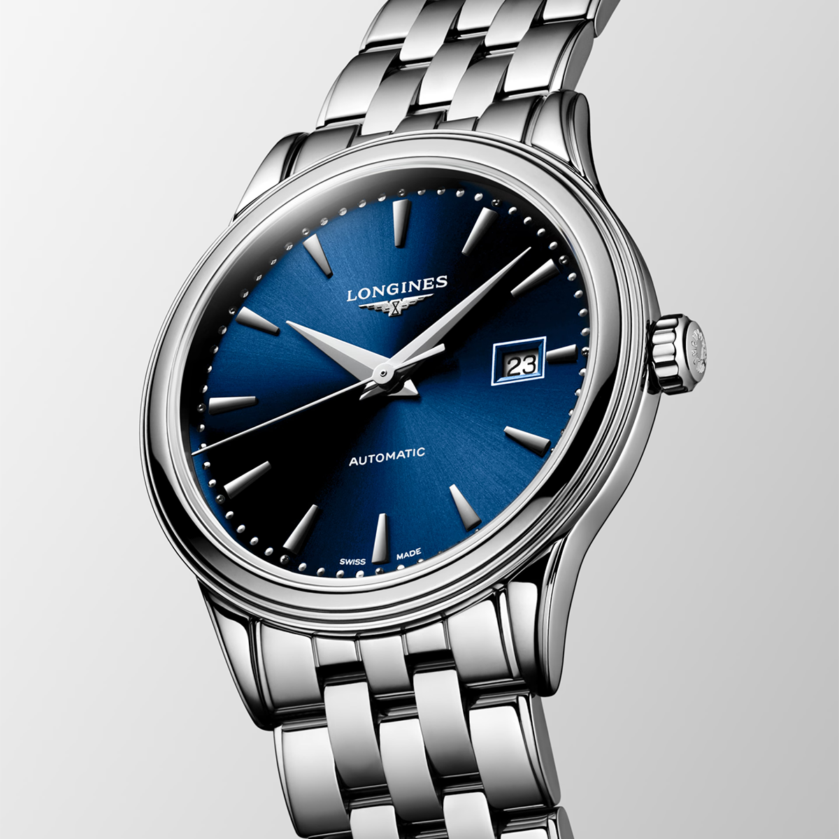 Flagship Classic 30mm Blue Dial Automatic Bracelet Watch