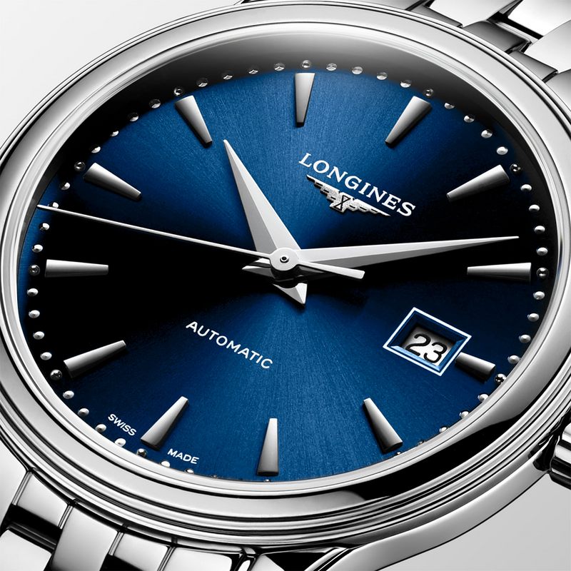 Flagship Classic 30mm Blue Dial Automatic Bracelet Watch
