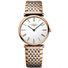 La Grande Classique 29mm White Dial Steel and Rose Gold PVD Watch