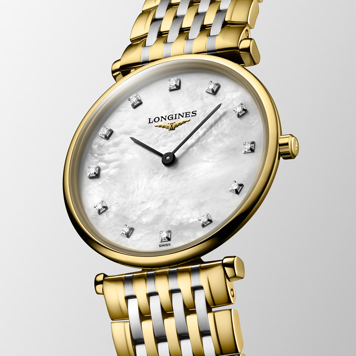 La Grande Classique 29mm Two-Tone Diamond Set Ladies Watch