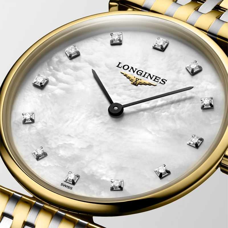La Grande Classique 29mm Two-Tone Diamond Set Ladies Watch