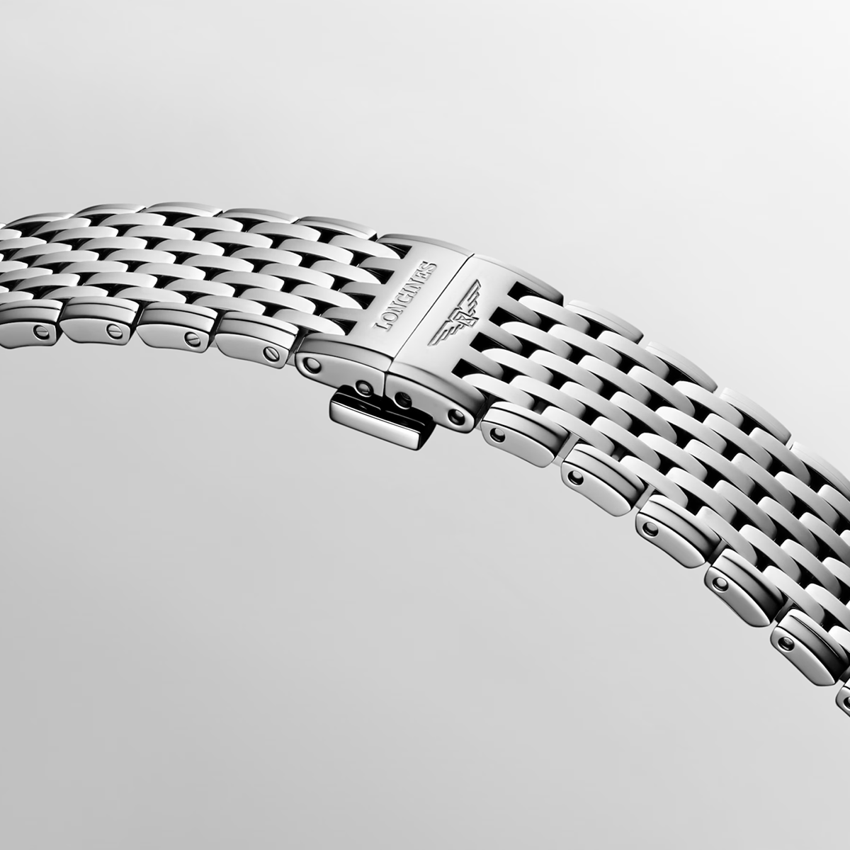 La Grande Classique 29mm Steel Mother of Pearl Diamond Set Watch