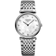 La Grande Classique 29mm Steel Mother of Pearl Diamond Set Watch