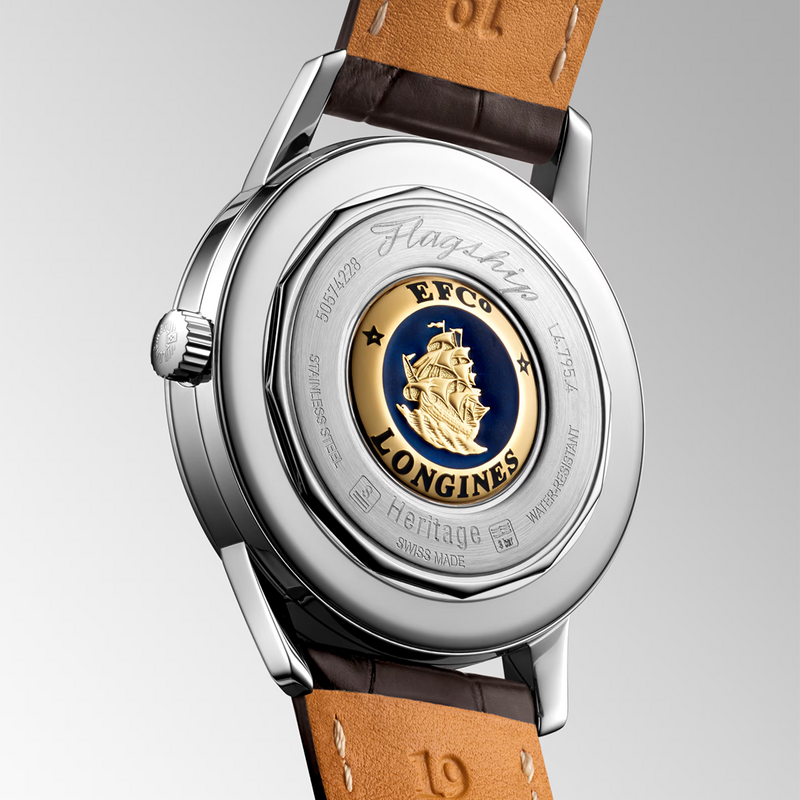 Flagship Heritage 38.5mm Ivory Dial Automatic Strap Watch