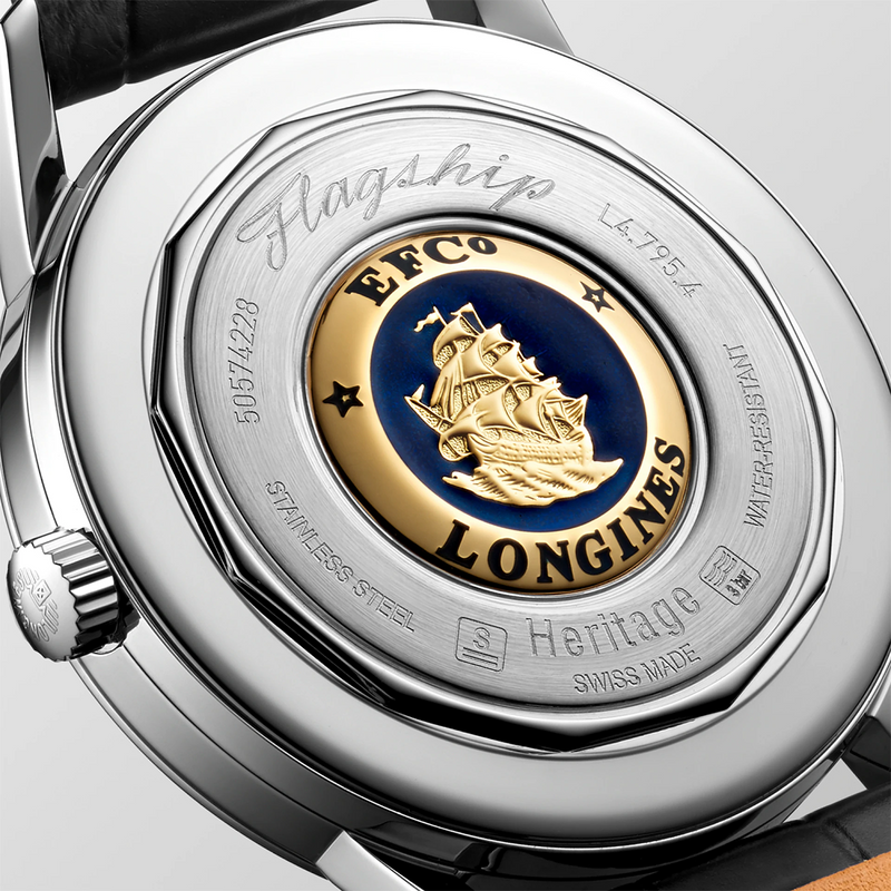 Flagship Heritage 38.5mm Ivory Dial Automatic Strap Watch