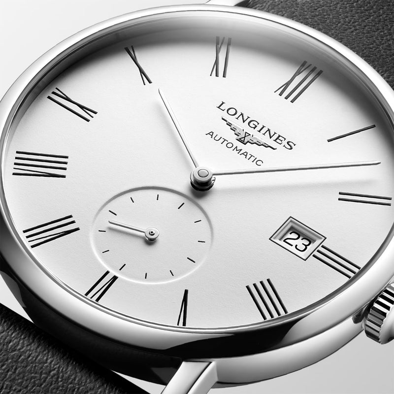 Longines Elegant Collection 39mm Automatic Strap Watch - Berry's Jewellers