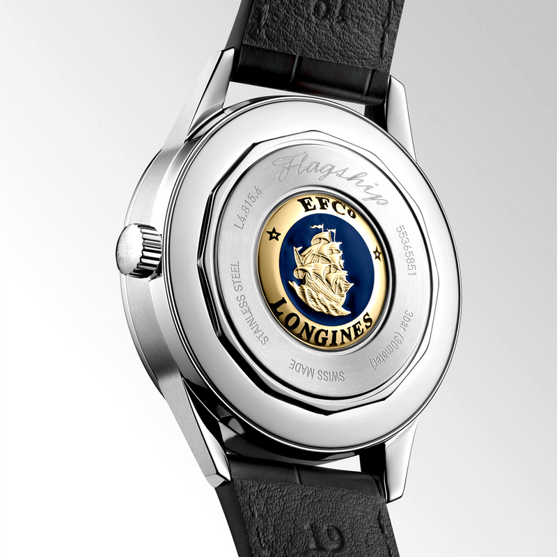 Flagship Heritage Moonphase 38.5mm Green Dial Automatic Strap Watch