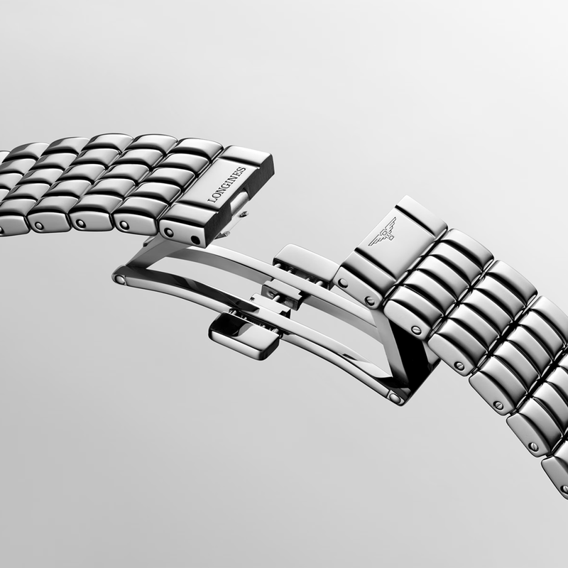 Mini DolceVita 21.5mm x 29mm Diamond Set Steel Bracelet Watch