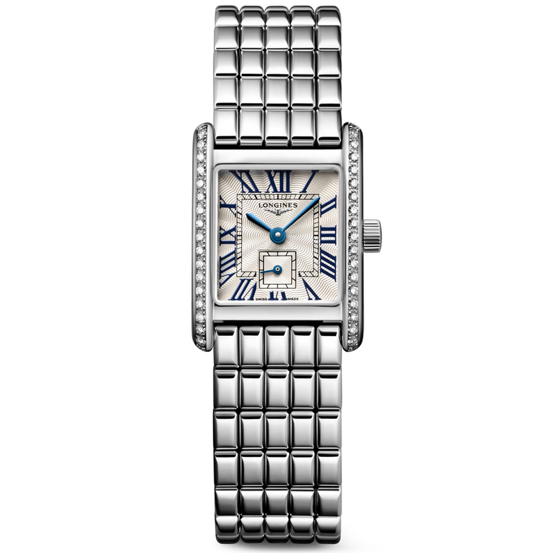 Mini DolceVita 21.5mm x 29mm Diamond Set Steel Bracelet Watch