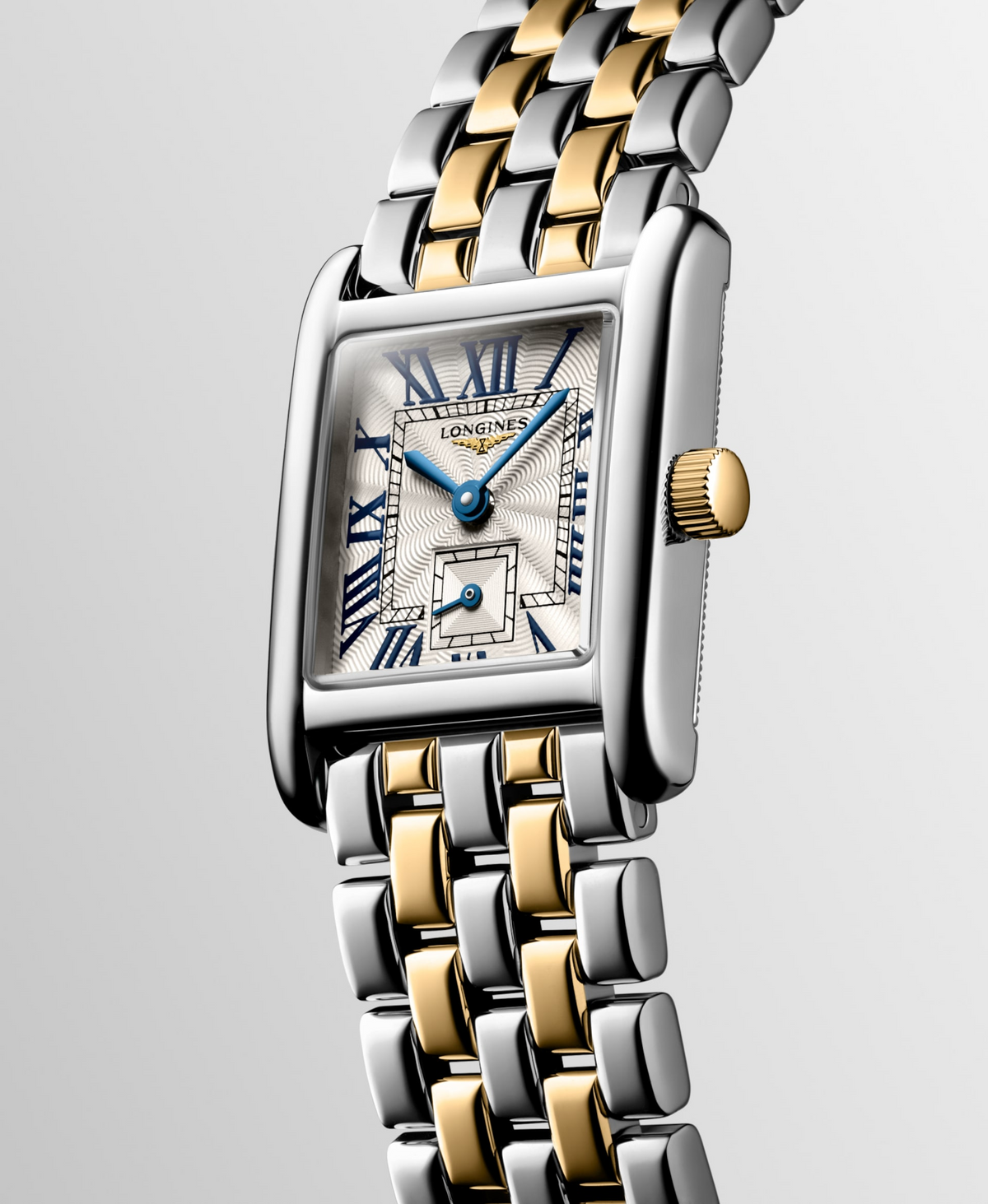 Longines Mini DolceVita Steel and Yellow Gold Bracelet Watch - Berry's Jewellers