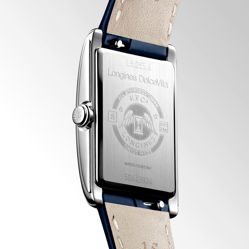 DolceVita 20.50mm x 32mm Steel Blue Strap Watch