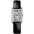DolceVita 20.80mm x 32mm Silver Dial Black Strap Watch