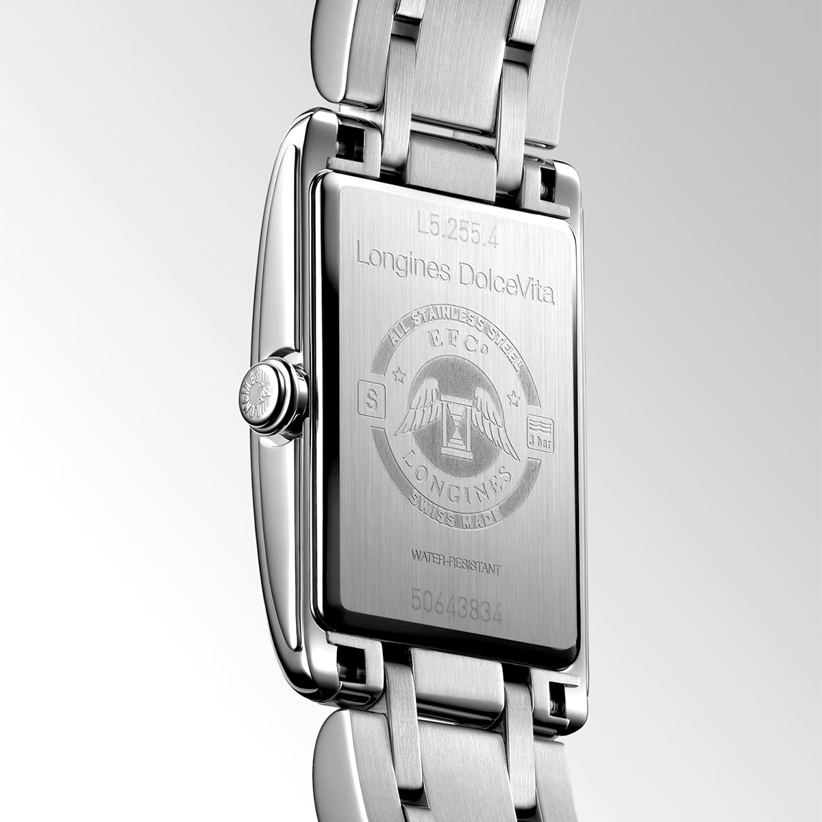DolceVita 20.80mm x 32mm Steel Bracelet Silver Dial Ladies Watch